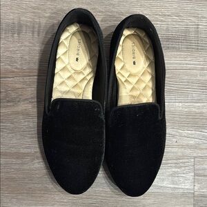 Birdies Women’s  Black Velvet Shoes